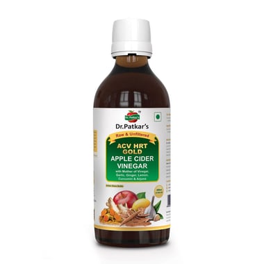 Dr. Patkar's Apple Cider Vinegar (ACV HRT GOLD)- 200 ml Raw & Unfiltered