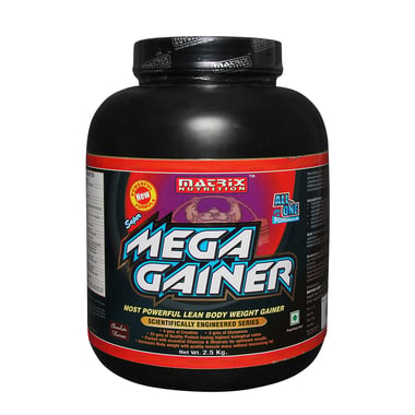 Matrix Nutrition Super Mega Gainer, 5.5 lb Chocolate