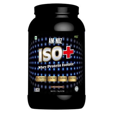 Aminoz Iso+ Zero Carbs, 2.2 lb Chocolate
