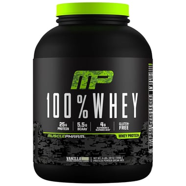 MusclePharm Combat 100% Whey, 5 lb Vanilla