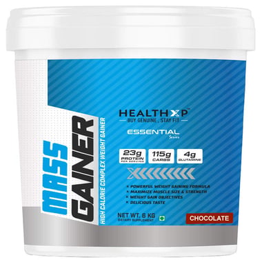 HealthXP Mass Gainer, 13.2 lb Triple Chocolate