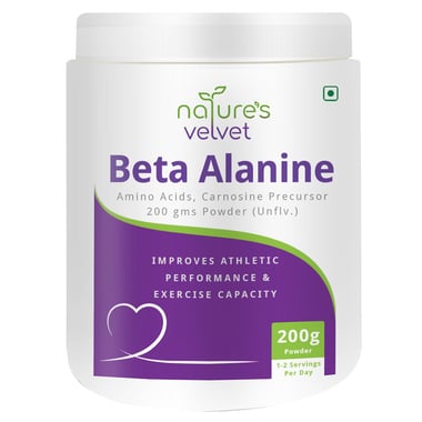 Natures Velvet Beta Alanine, Unflavoured 0.44 lb