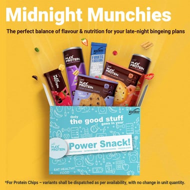 RiteBite Max Protein Healthy Snack Box, MidNight Munchies 6 Piece(s)/Pack