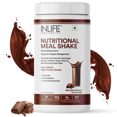 INLIFE Nutritional Meal Shake, 0.5 kg Chocolate