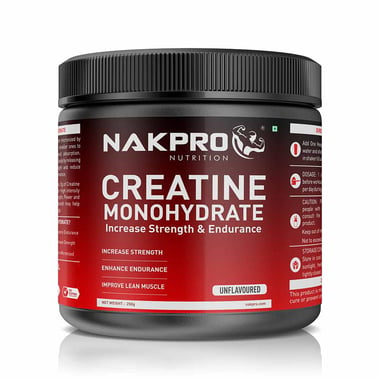 Nakpro Creatine Monohydrate, Unflavoured (Jar) 0.55 lb
