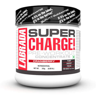 Labrada Super Charge Pre Workouts,  0.69 lb  Cranberry 