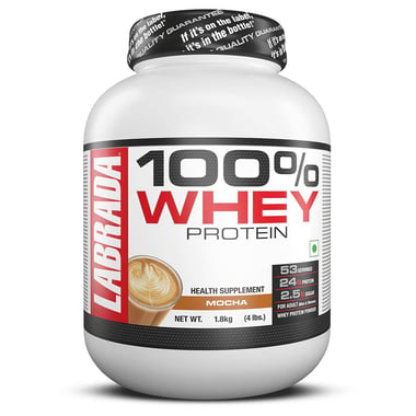 Labrada 100% Whey Protein, 4 lb Mocha
