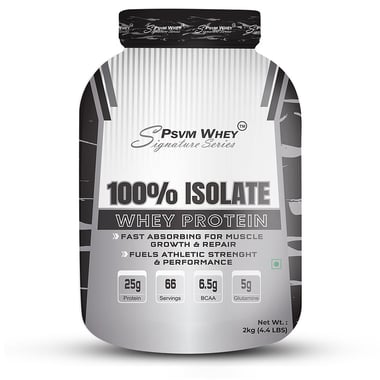 PSVM Whey Signature Series 100% Isolate Whey Protein,  4.4 lb  Malai Kulfi 
