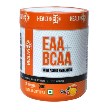 HealthER EAA+BCAA, 0.66 lb 30 Servings Mango