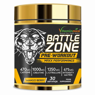 Vitaminnica Battle Zone Pre-Workout, 0.53 lb Mango Berry