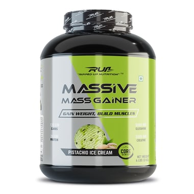 Ripped Up Nutrition Massive Mass Gainer,  6.6 lb  Pistachio Ice Cream 