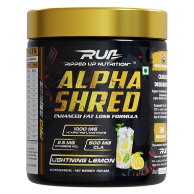 Ripped Up Nutrition Pro Series Alpha Shred, 0.33 lb Lightning Lemonade