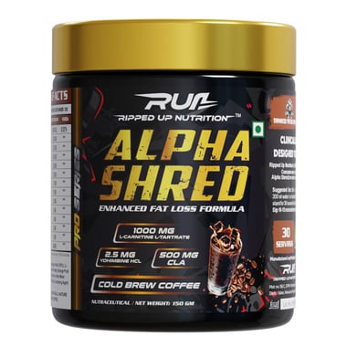 Ripped Up Nutrition Pro Series Alpha Shred, 0.33 lb Cold Brew Coffee