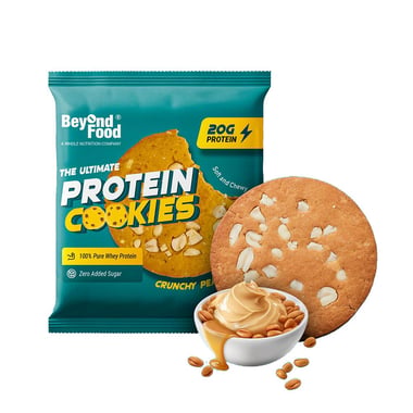Beyond Food The Ultimate Protein Cookies, 12 Piece(s)/Pack Crunchy Peanut Butter