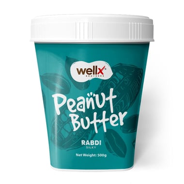 WellX Peanut Butter, 500 g Rabdi Silky