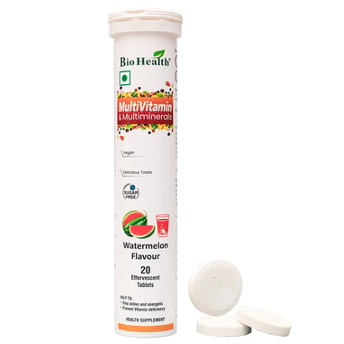 Bio Health Multivitamin + Multiminerals,  20 tablet(s)  Watermelon 