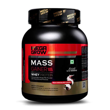 Megagrow Mass Gainer High Calories Formula, 2.2 lb Milk Chocolate