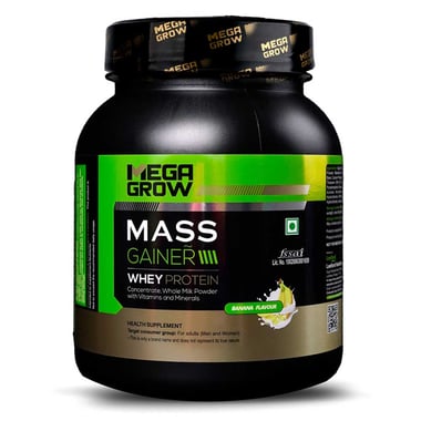 Megagrow Mass Gainer, 2.2 lb Banana