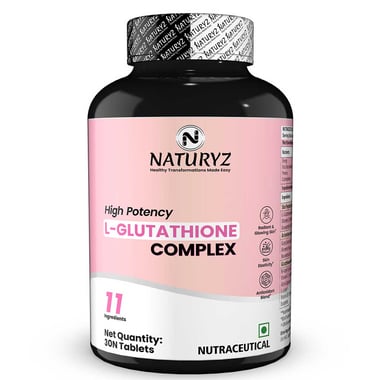 Naturyz High Potency L-Glutathione Complex,  Unflavoured  30 tablet(s) 