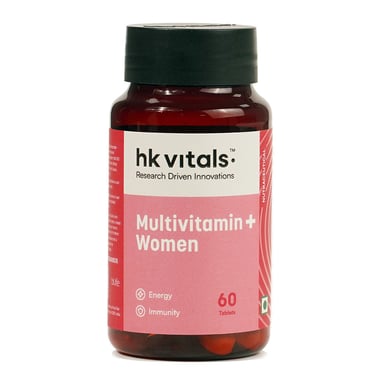 HealthKart HK Vitals Multivitamin+ Women,  60 tablet(s)  Unflavoured 