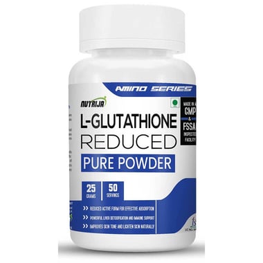 NutriJa L-Glutathione Reduced Powder,  Unflavoured  25 g 