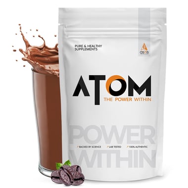 AS-IT-IS Nutrition ATOM Plant Protein, 2.2 lb Cafe Latte