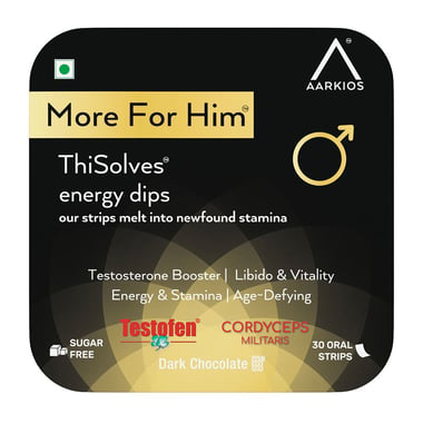 Aarkios More for Him ThiSolves Dark Chocolate,  30 Strip(s) 