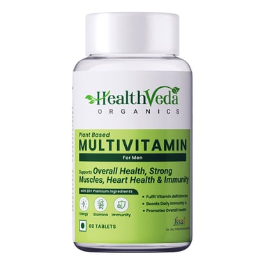 Health Veda Organics Multivitamin for Men, 60 tablet(s) Unflavoured
