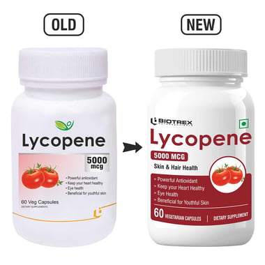 Biotrex Lycopene (5000 mcg), 60 capsules