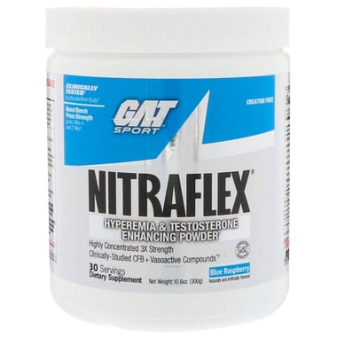 GAT Nitraflex, 0.66 lb Blue Raspberry