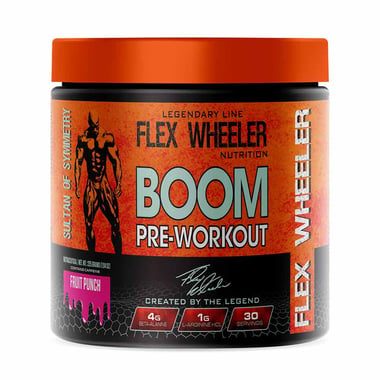 Flex Wheeler Nutrition Boom Pre Workout, 0.50 lb Fruit Punch