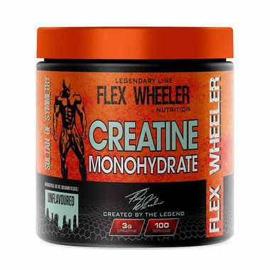 Flex Wheeler Nutrition Creatine Monohydrate, Unflavoured 0.66 lb
