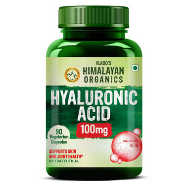 Vlado's Himalayan Organics Hyaluronic Acid 100mg,  90 veggie capsule(s) 