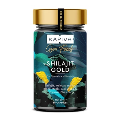 Kapiva Him Foods Shilajit Gold,  60 capsules 