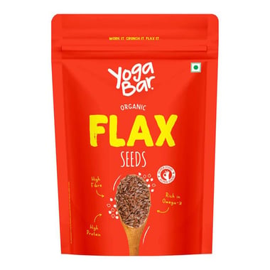 Yogabar Flax Seeds, Natural 250 g