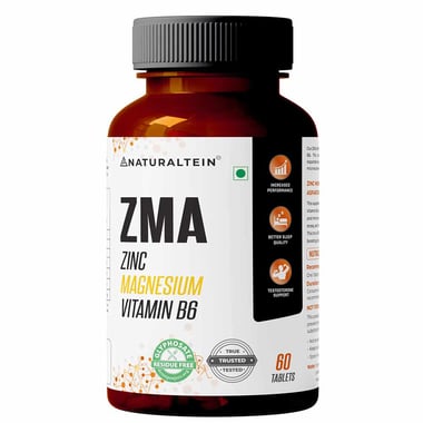 NATURALTEIN ZMA (Zinc Magnesium Vitamin B6),  60 tablet(s)  Unflavoured 