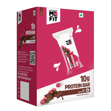 MuscleBlaze Protein Bar (10 gm Protein), 6 bar(s) Choco Cranberry