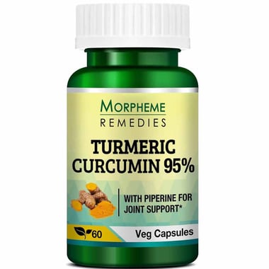 Morpheme Remedies Turmeric Curcumin 95%,  60 capsules 