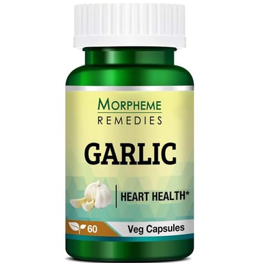 Morpheme Remedies Garlic (500 mg),  60 veggie capsule(s) 
