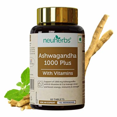 Neuherbs Ashwagandha 1000 Plus,  60 tablet(s) 