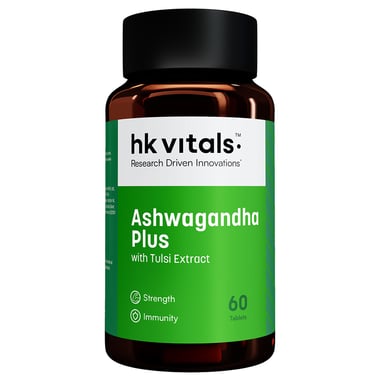 HealthKart HK Vitals Ashwagandha Plus, 60 tablet(s)