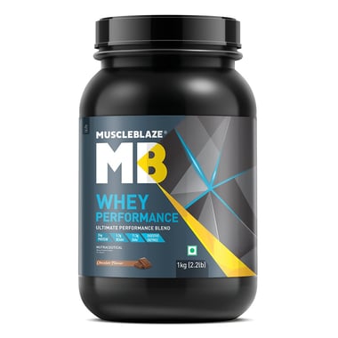 MuscleBlaze Whey Performance Protein,  2.2 lb  Chocolate 
