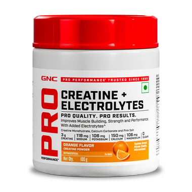 GNC Pro Performance Creatine+ Electrolytes,  Orange  0.22 lb 