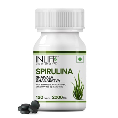 INLIFE Spirulina 2000mg, 120 tablet(s)