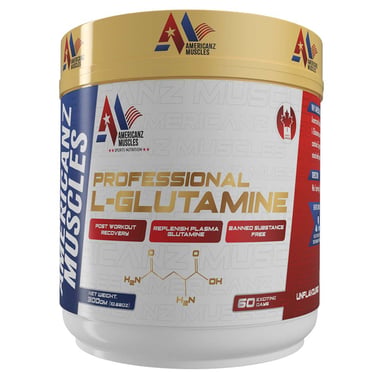Americanz Muscles Professional L-Glutamine, 0.66 lb Unflavoured