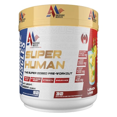 Americanz Muscles Super Human, 0.66 lb Lemon Lime