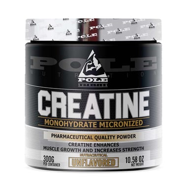 Pole Nutrition Creatine Monohydrate,  Unflavoured  0.66 lb 