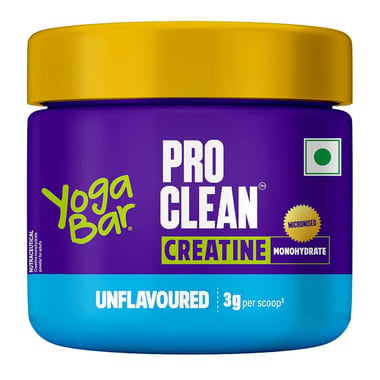 Yogabar Micronised Creatine Monohydrate, Unflavoured 0.22 lb