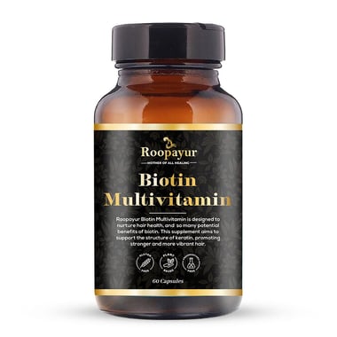 Roopayur Biotin, 60 capsules Unflavoured
