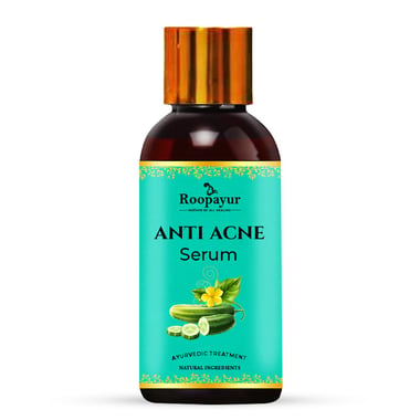 Roopayur Anti Acne Serum,  30 ml  for All Skin Types 